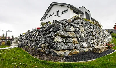 Terrassenfläche in Betonoptik